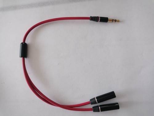 28cm audio klinke adapter - klinke, y-adapter