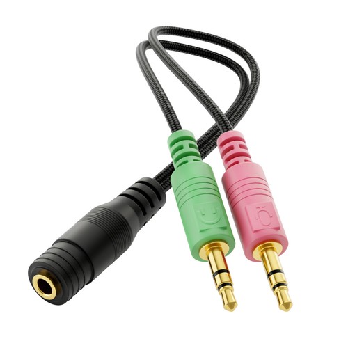 Kopfhörer headset splitter - headset,