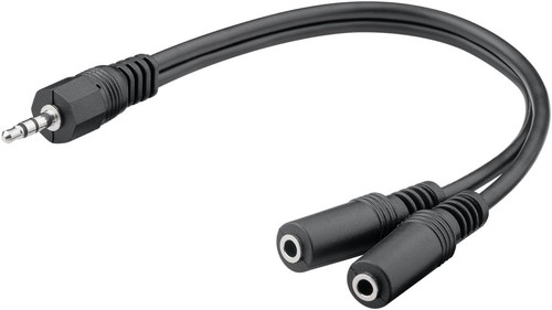Klinke kabel splitter 5mm - splitter, 3,5mm