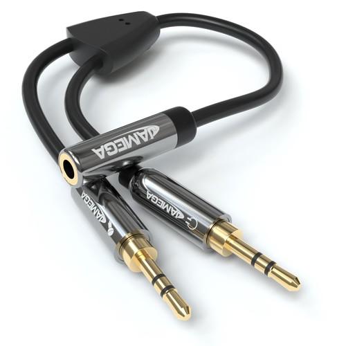 Audio splitter kabel - 0,2m,