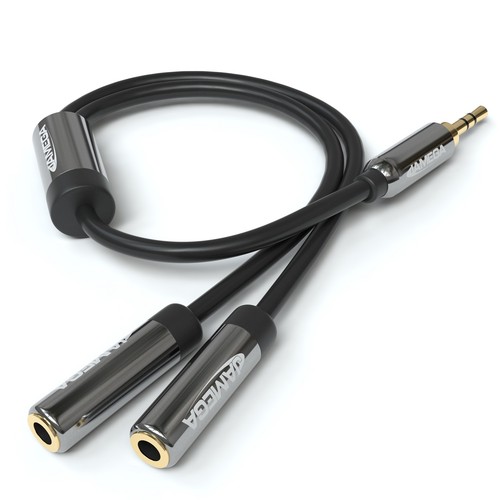 Audio klinke y adapter - 0,2m,