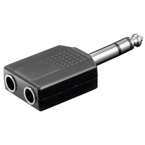 Adapter klinke buchse - y,