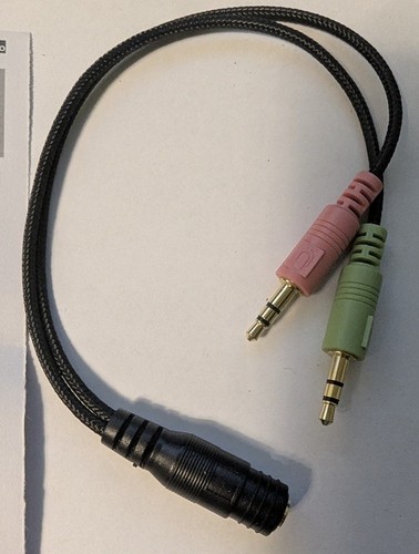 Headset adapter kabel - adapter,