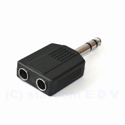 Adapter 3mm klinkenstecker - y-adapter,