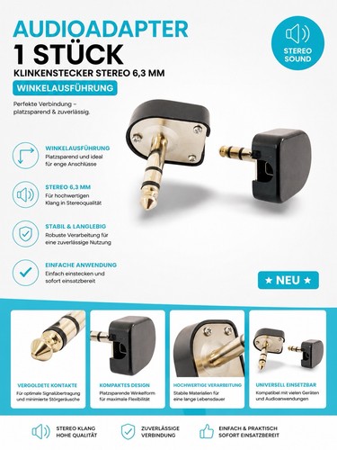 Audioadapter stück - stück,