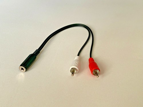 Audioadapter kabel 2x - /,