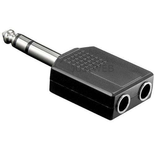Audio adapter 3mm - 6,3mm, stereo