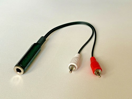 Audioadapter kabel 2x - /,